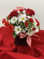 The Valentine Heart and Soul Bouquet from Designs by Dennis, florist in Kingfisher, OK