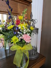 Mixed Budvase Bouquet from Designs by Dennis, florist in Kingfisher, OK