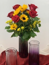 The Sunny Valentine Bouquet from Designs by Dennis, florist in Kingfisher, OK
