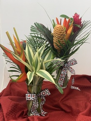 Tropical Thoughts Bouquet from Designs by Dennis, florist in Kingfisher, OK