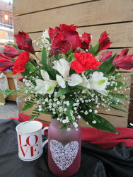 Love Me True Bouquet from Designs by Dennis, florist in Kingfisher, OK