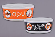 OSU Bowl Set from Designs by Dennis, florist in Kingfisher, OK