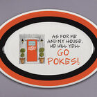 Go Pokes! OSU Dish from Designs by Dennis, florist in Kingfisher, OK