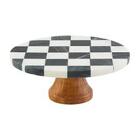 Checkered Pedestal from Designs by Dennis, florist in Kingfisher, OK