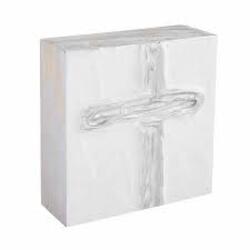 Silver Cross Block from Designs by Dennis, florist in Kingfisher, OK