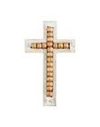 Gold Beaded Cross Sitter Small from Designs by Dennis, florist in Kingfisher, OK