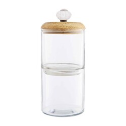 Mud Pie Glass Knob Storage Jars from Designs by Dennis, florist in Kingfisher, OK