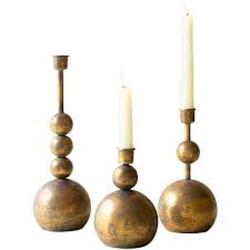Brass Candle Holders from Designs by Dennis, florist in Kingfisher, OK
